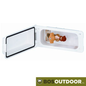 Gas inbouwdoos 155x65 mm wit (afb. 1)
