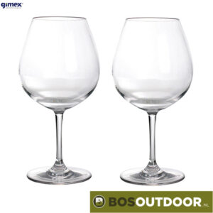 Gimex Rode Wijnglas set van 2 (afb. 1)