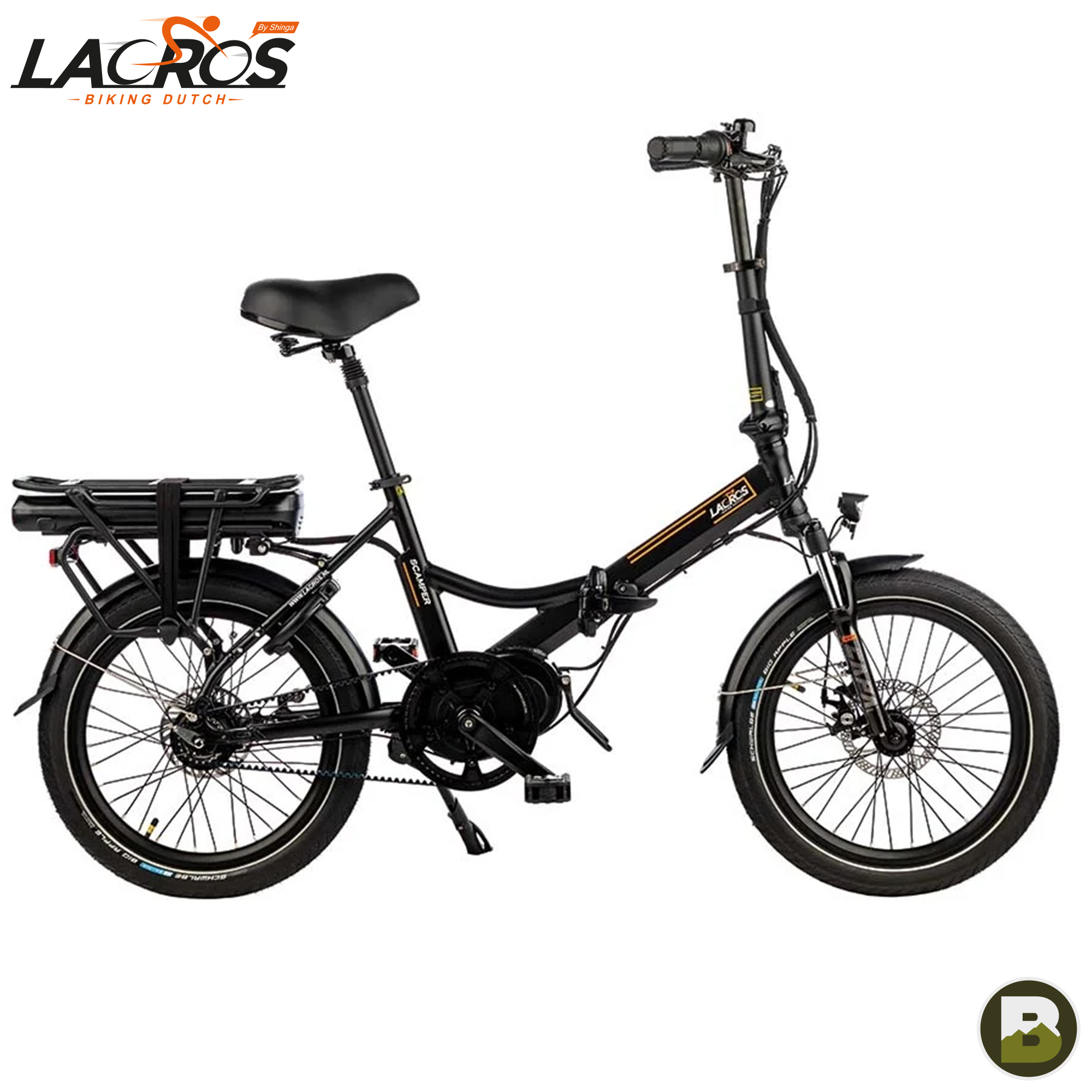 Lacros Scamper S600BELT elektrische vouwfiets - Afbeelding 1