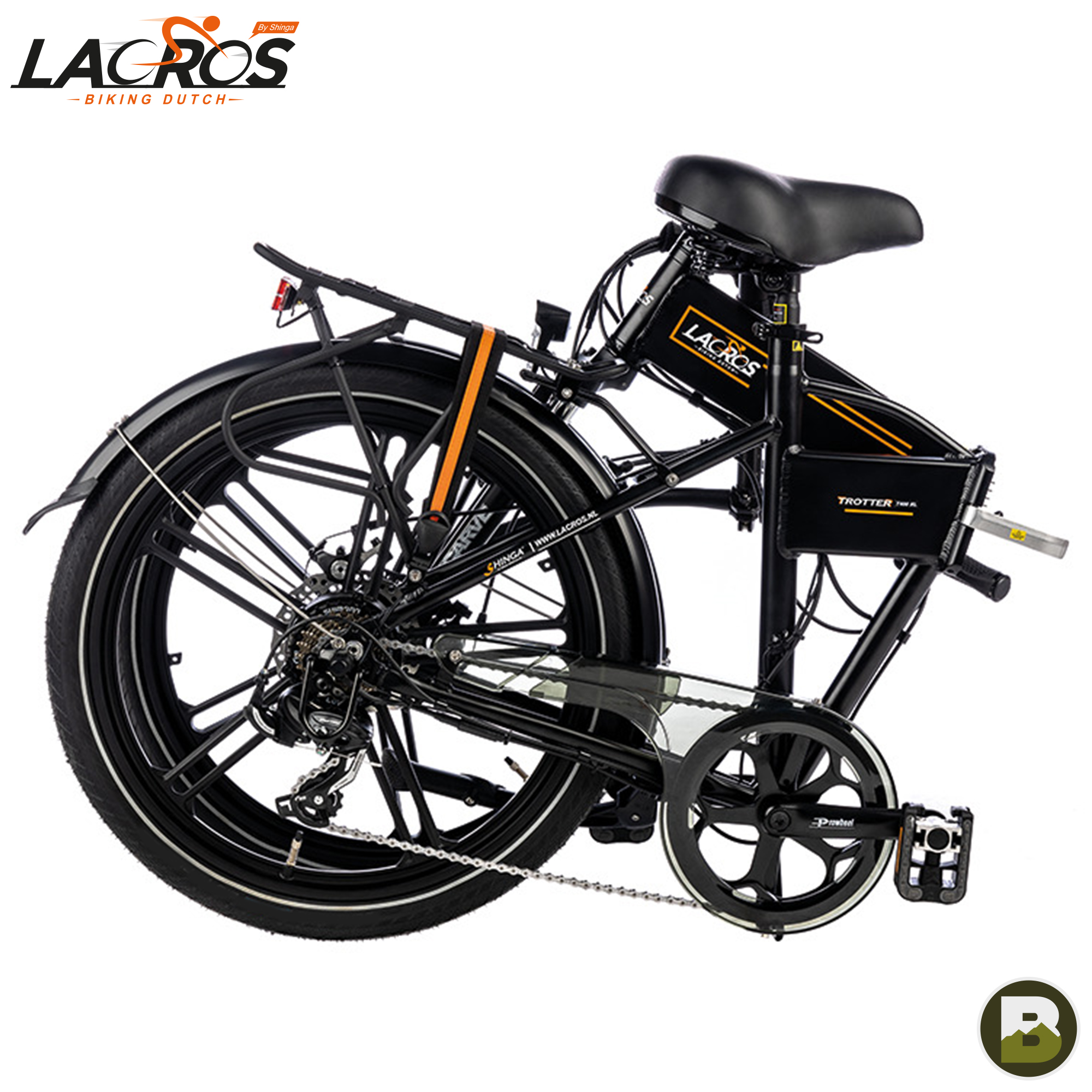 Lacros Trotter T400XL elektrische vouwfiets 14Ah accu - Afbeelding 3