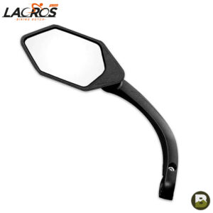 Lacros Mirage inklapbare stuurspiegel zwart links