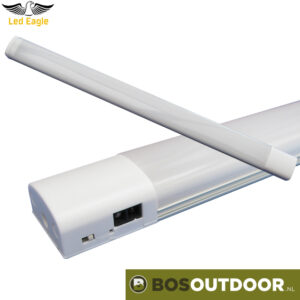 55 Aluminium ledstrip 30 cm kunststof kap