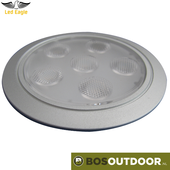 74 Aluminium inbouwspotje 6 leds