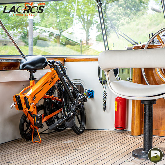Lacros Trotter T400XL elektrische vouwfiets 13,6 Ah accu matzwart (8)